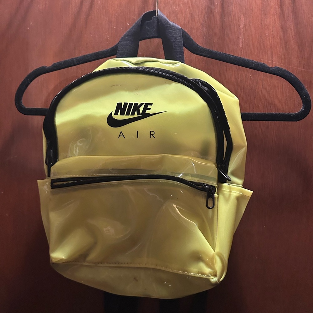 Nike Air Yellow Mini Backpack as is
